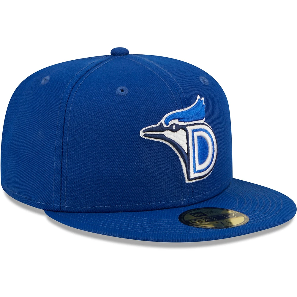 Men's New Era Blue Dunedin Jays Authentic Collection 59FIFTY Fitted Hat