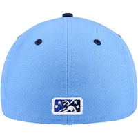 Men's New Era Light Blue/Navy Dunedin Blue Jays Authentic Collection 59FIFTY Fitted Hat