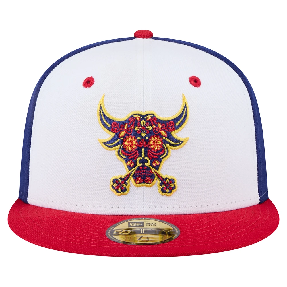 Casquette ajustée New Era Royal/Red Durham Bulls Copa de la Diversión 59FIFTY pour hommes