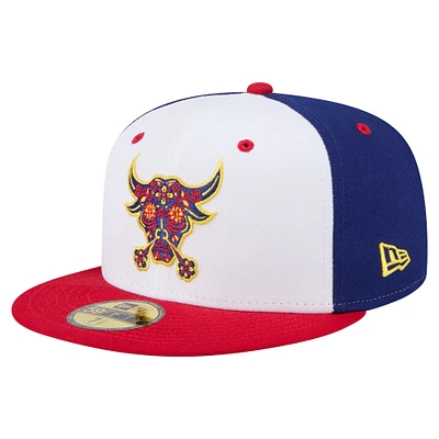Casquette ajustée New Era Royal/Red Durham Bulls Copa de la Diversión 59FIFTY pour hommes