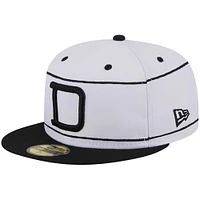 Casquette ajustée 59FIFTY des Durham Bulls Theme Nights 1913 New Era blanche pour homme