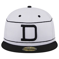 Casquette ajustée 59FIFTY des Durham Bulls Theme Nights 1913 New Era blanche pour homme