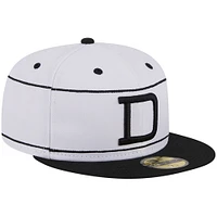 Casquette ajustée 59FIFTY des Durham Bulls Theme Nights 1913 New Era blanche pour homme