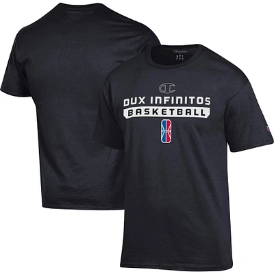 Unisex Champion  Black Dux Infinitos On-Court 2K League Authentic Practice T-Shirt