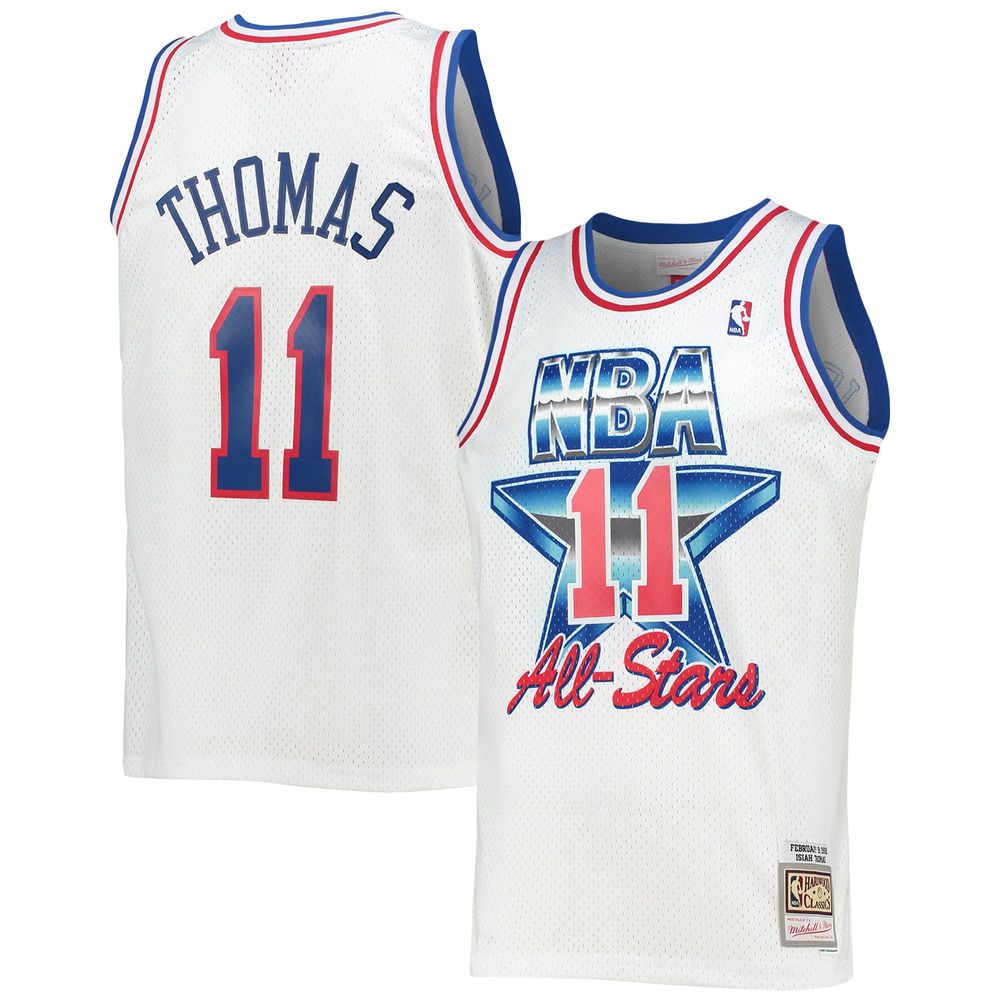 Men's Mitchell & Ness Isiah Thomas White Eastern Conference Hardwood Classics 1992 NBA All-Star Game Swingman Jersey