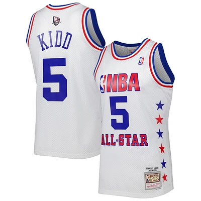 Maillot Swingman Mitchell & Ness Jason Kidd blanc de la Conférence Est 2003 All Star Game pour hommes