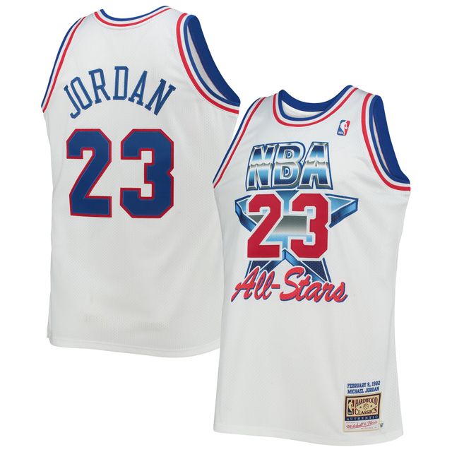 Hommes Mitchell & Ness Michael Jordan Blanc Conférence de l'Est Hardwood Classics 1992 NBA All-Star Game Maillot Authentique