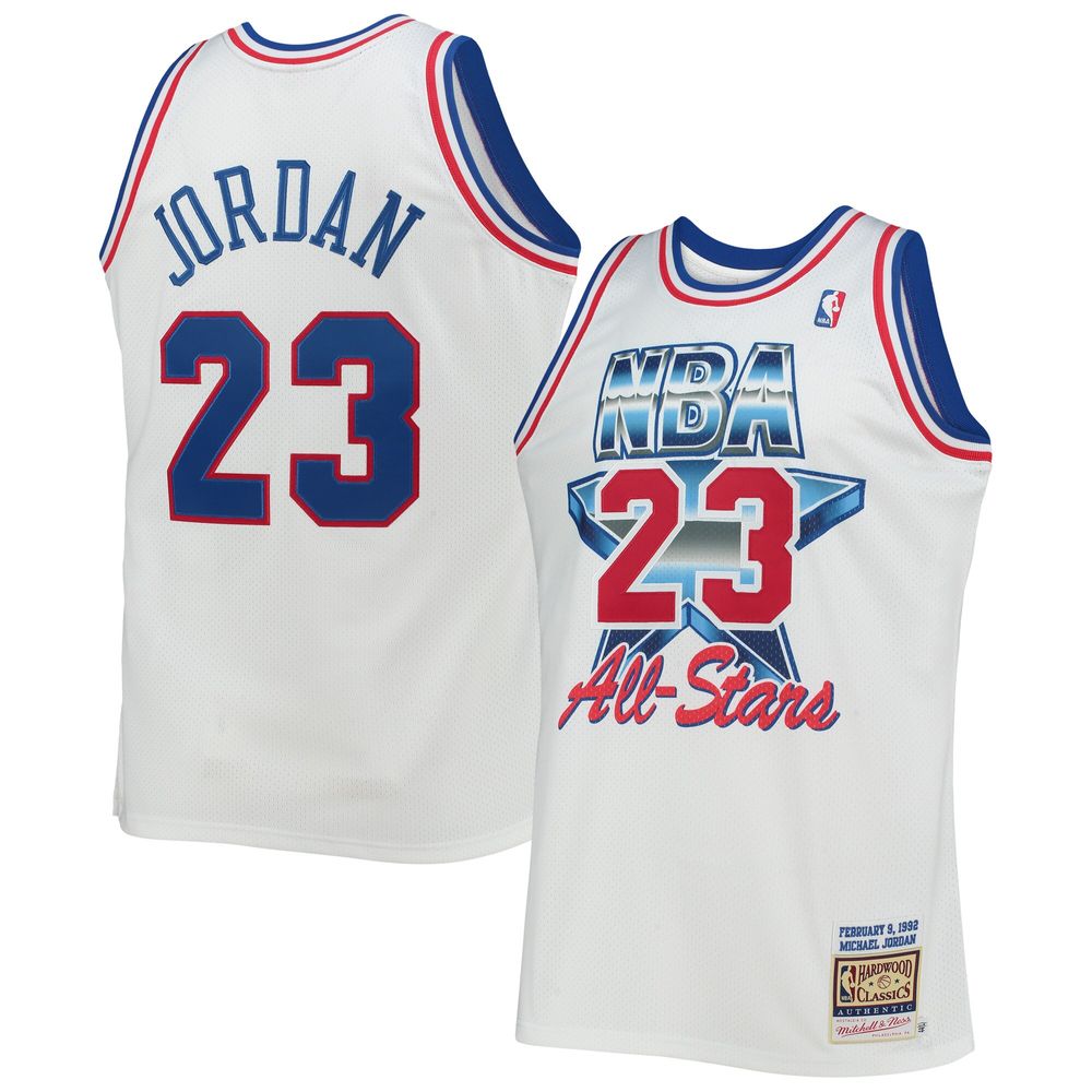 Men's Mitchell & Ness Michael Jordan White Eastern Conference Hardwood Classics 1992 NBA All-Star Game Authentic Jersey