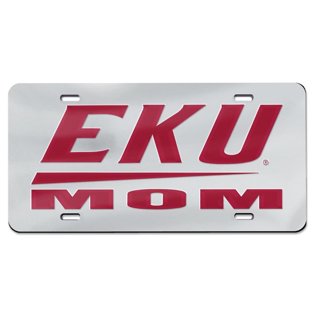 WinCraft Eastern Kentucky Colonels Mom Plaque d'immatriculation en acrylique découpée au laser