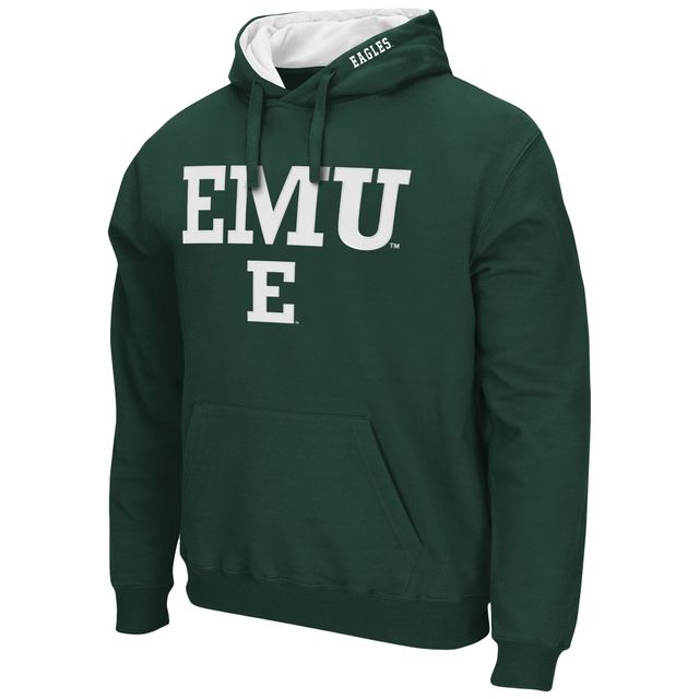 Chandail à capuchon Colosseum Green Eastern Michigan Eagles Arch et logo pour hommes