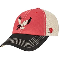 Casquette ajustable Top of the World pour homme, motif Eagles de Washington de l'Est, rouge
