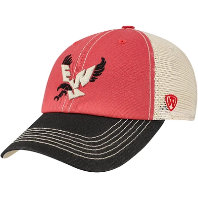 Casquette ajustable Top of the World pour homme, motif Eagles de Washington de l'Est, rouge