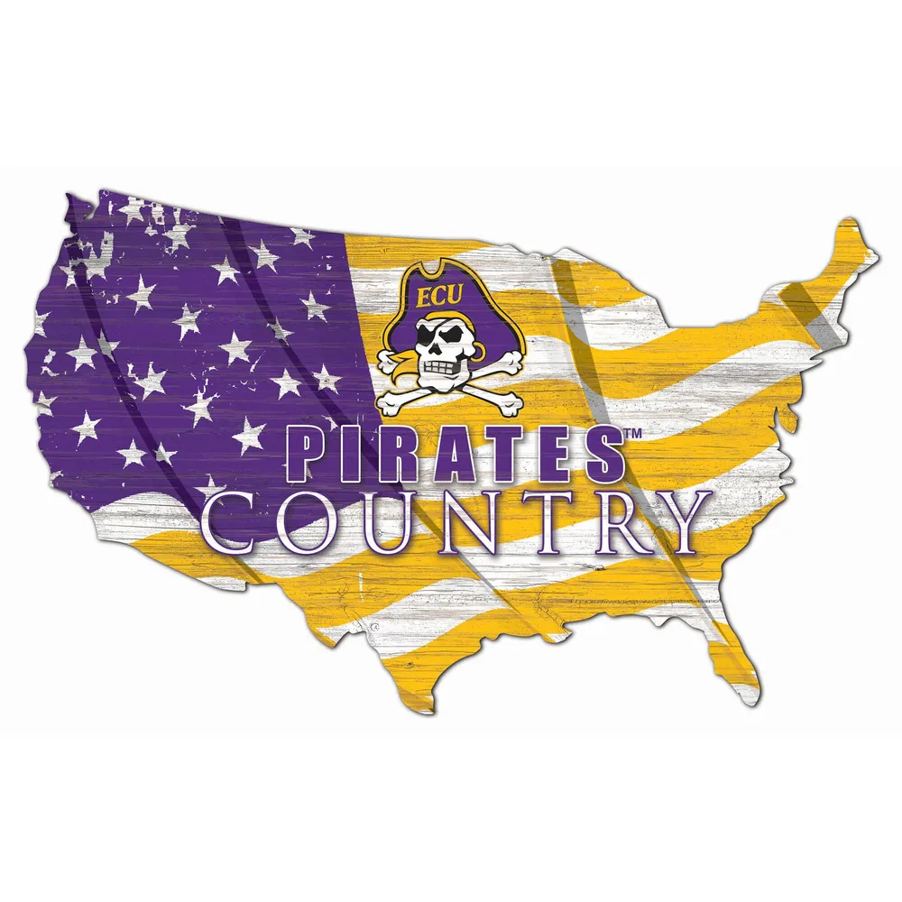 ECU Pirates 24'' Authentic Helmet Cutout