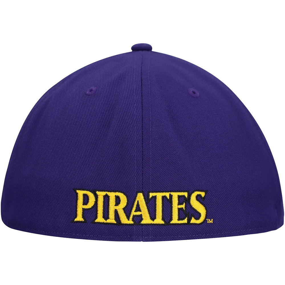 Casquette ajustée Adidas ECU Pirates On Field pour homme, blanche/violette
