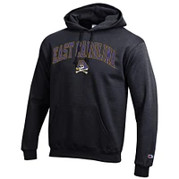 Sweat à capuche Champion Black ECU Pirates Arch Over Logo pour homme