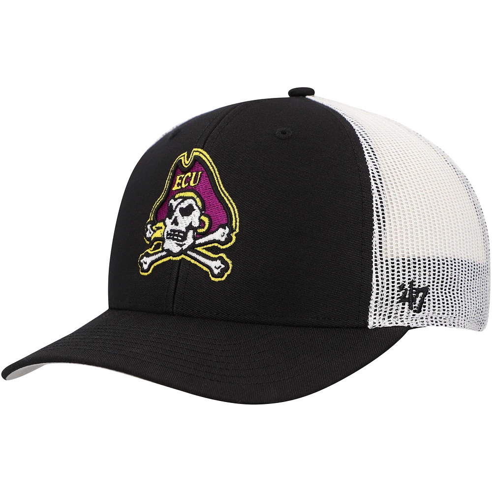 Men's '47 Black ECU Pirates Trucker Adjustable Hat