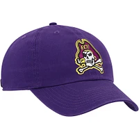 Men's '47 Purple ECU Pirates Clean Up Adjustable Hat