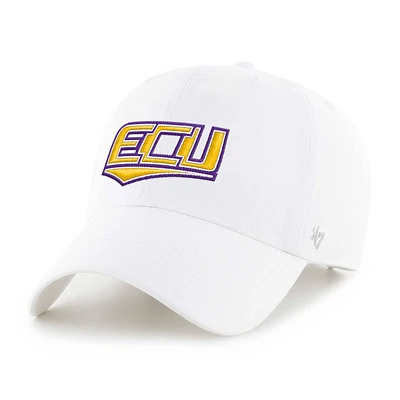 Men's '47 White ECU Pirates Vault Clean Up Adjustable Hat