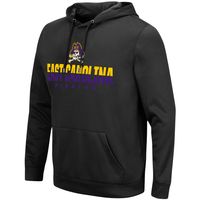 Men's Colosseum Black ECU Pirates Lantern Pullover Hoodie