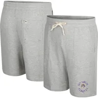 Men's Colosseum Heather Gray ECU Pirates Love To Hear This Terry Shorts