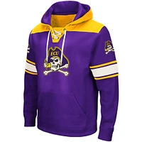 Sweat à capuche lacets Colosseum Purple ECU Pirates 2.0 pour hommes