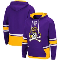 Pull à capuche Colosseum ECU Pirates pour homme violet lacets 3.0