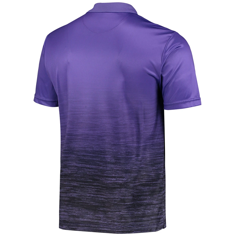 Men's Colosseum Purple ECU Pirates Marshall Polo