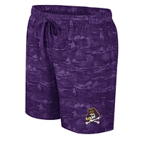 Men's Colosseum Purple ECU Pirates Ozark Swim Shorts