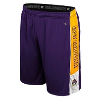 Men's Colosseum Purple ECU Pirates Quantum Shorts