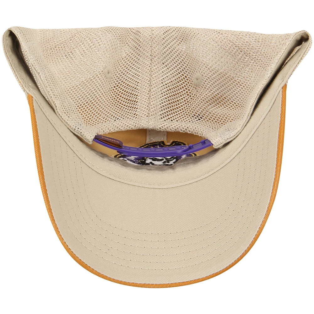 Men's Top of the World Cream/Gold East Carolina Pirates Offroad Trucker Hat