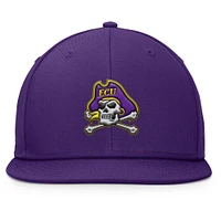 Casquette Snapback fondamentale ECU Pirates violet Top of the World pour hommes