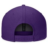 Men's Top of the World Purple ECU Pirates Fundamental Snapback Hat