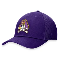 Casquette flexible Top of the World pour hommes, ECU Pirates Spacer, violet