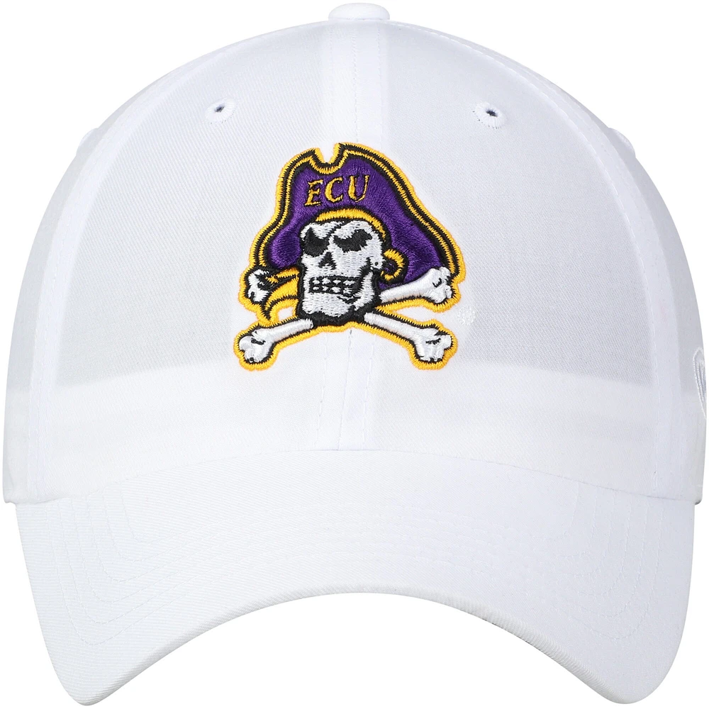 Casquette ajustable Top of the World White ECU Pirates avec logo principal pour homme