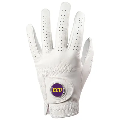 ECU Pirates Golf Glove - White