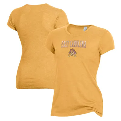 ECU Pirates Alternative Apparel Women's Keepsake T-Shirt - Gold