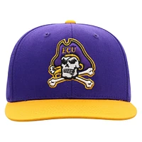 Youth Top of the World Purple ECU Pirates Victory Maverick Snapback Hat
