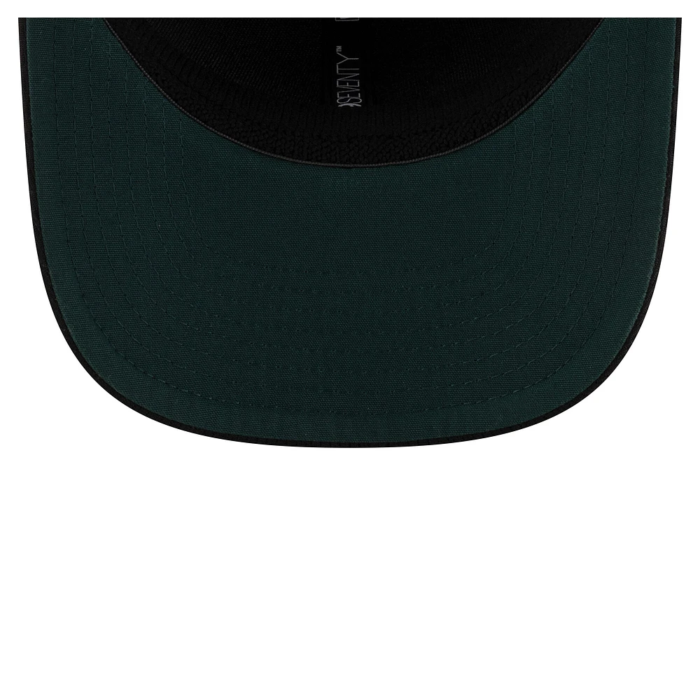 Casquette extensible noire New Era 9SEVENTY Sideline Alternate des Elks d'Edmonton pour homme
