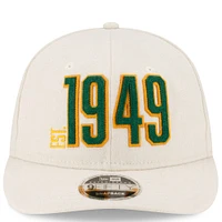 Men's New Era Cream Edmonton Elks Turf Traditions Retro Crown 9FIFTY Adjustable Snapback Hat