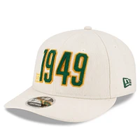 Casquette Snapback réglable New Era Edmonton Elks Turf Traditions Retro Crown 9FIFTY pour hommes