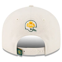 Men's New Era Cream Edmonton Elks Turf Traditions Retro Crown 9FIFTY Adjustable Snapback Hat