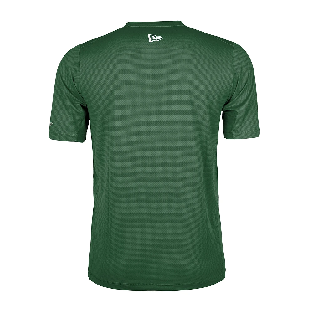 Men's New Era Dark Green Edmonton Elks Sideline Performance T-Shirt