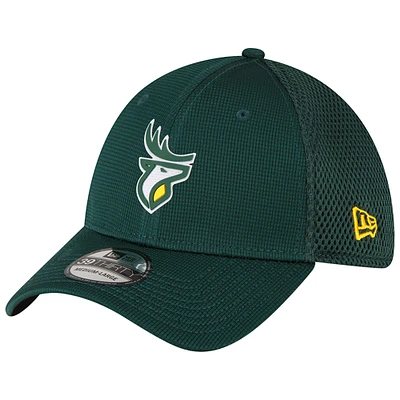 Casquette Flexline 39THIRTY Edmonton Elks Sideline verte New Era pour homme