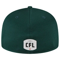 Casquette ajustée 59FIFTY pour homme Edmonton Elks Sideline verte New Era