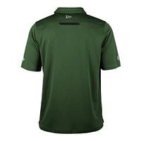 Polo de performance 5th & Ocean by New Era vert pour hommes Edmonton Elks Sideline Roster