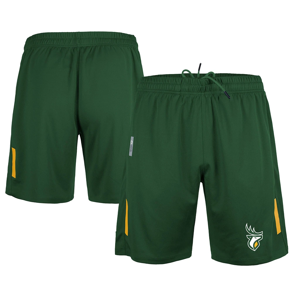 Men's New Era  Green Edmonton Elks Sideline Swift Performance Knit Shorts