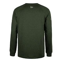 Men's New Era  Green Edmonton Elks Sideline Thrive Performance Long Sleeve T-Shirt