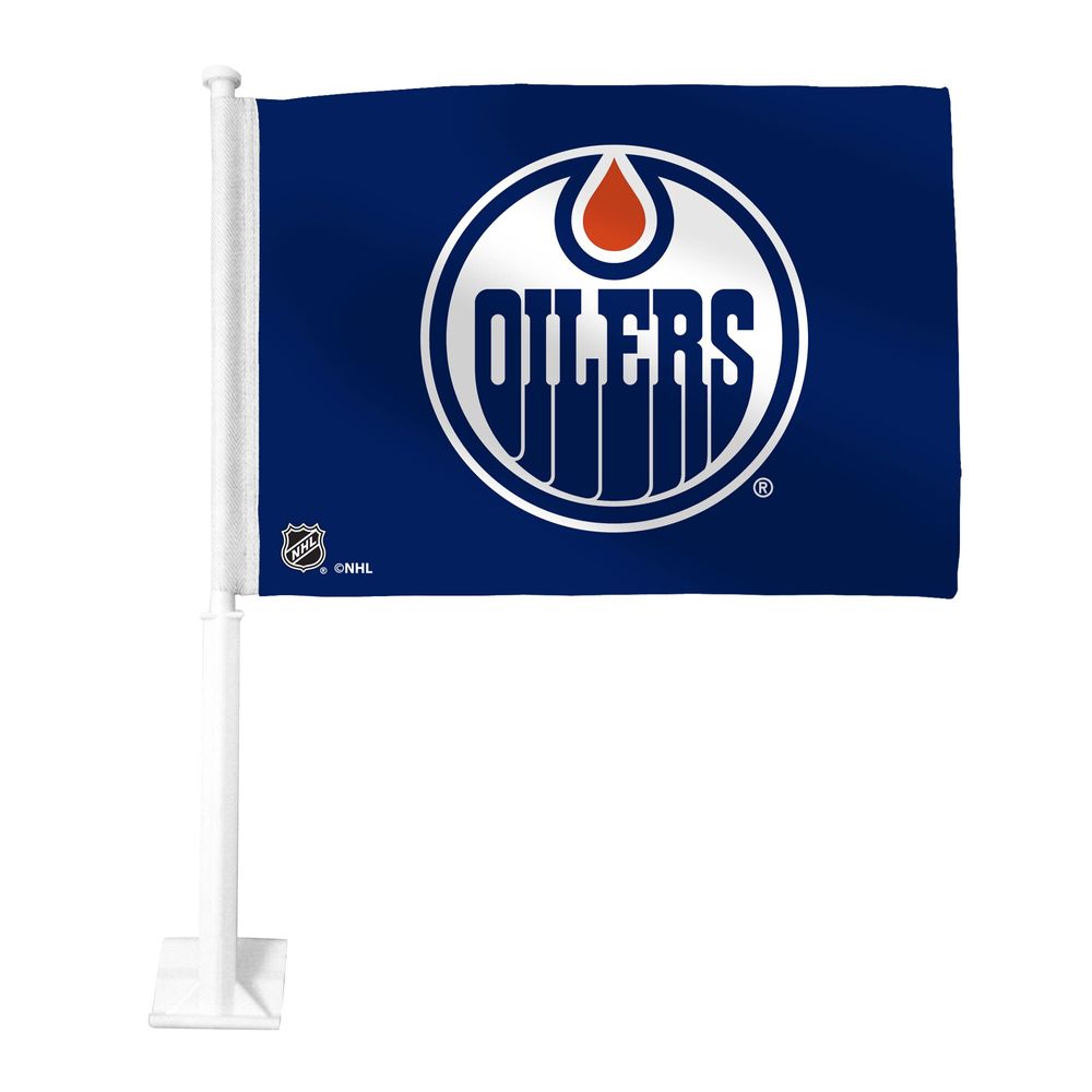 Blue Edmonton Oilers 11" x 15" Car Flag