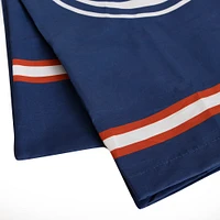 Ensemble de deux taies d'oreiller bleues des Oilers d'Edmonton (20 po x 30 po)