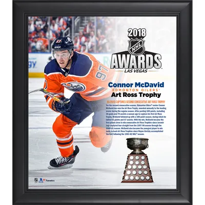 Connor McDavid Edmonton Oilers Framed 15 x 17 Stitched Stars Collage